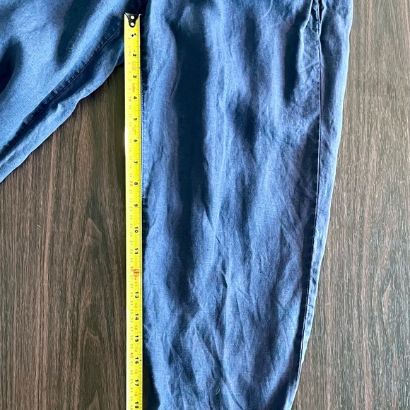 Michael Stars Linen Ankle Pant - Picture 3 of 4